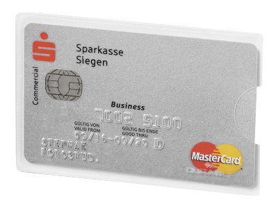 DURABLE Beskyttelsesomslag Til kreditkort Gennemsigtig