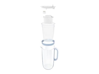 BRITA Glass Vandfilterkande 2.5L Lyseblå