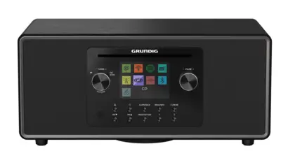 Grundig DTR 7100 Bærbar Analog & digital Sort