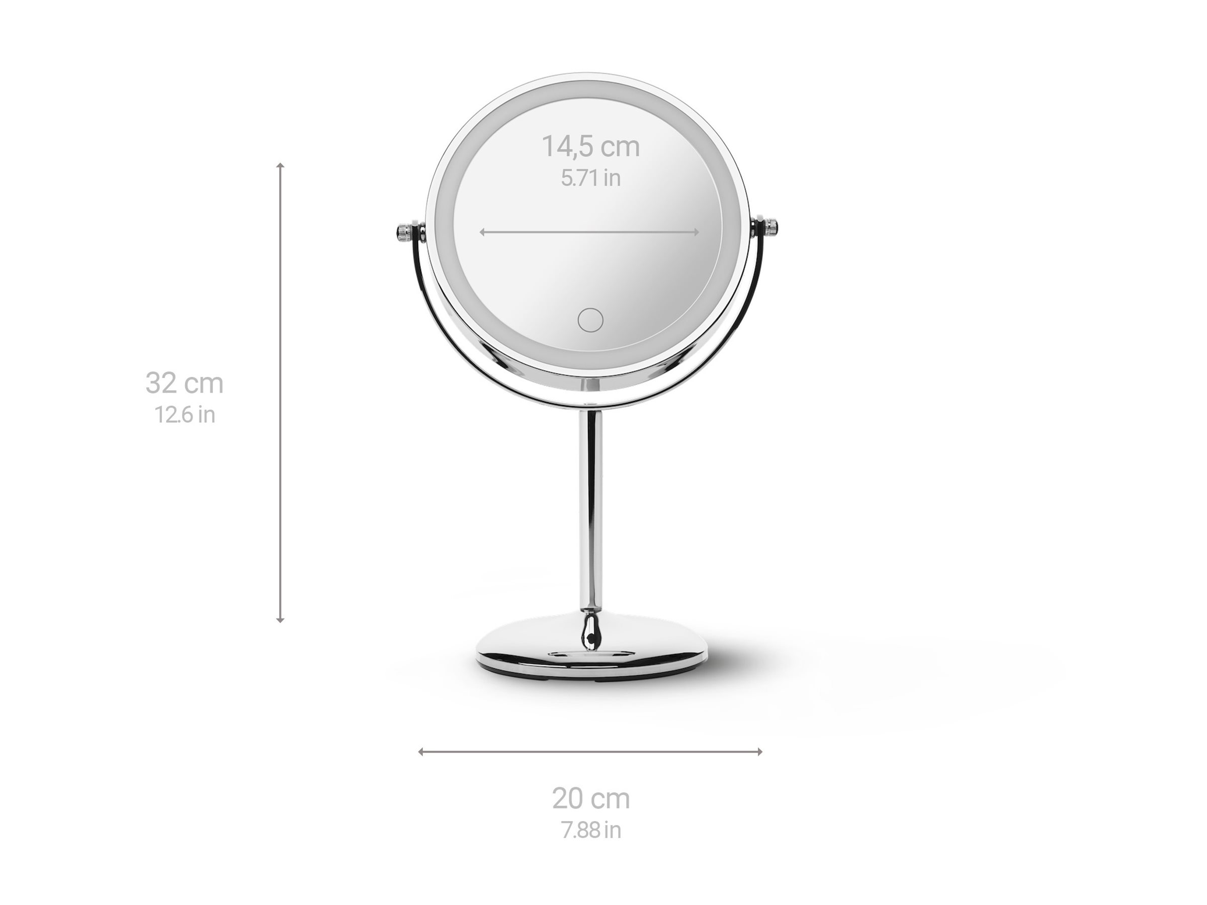 MEDISANA CM 844 Makeup-spejl Sølv