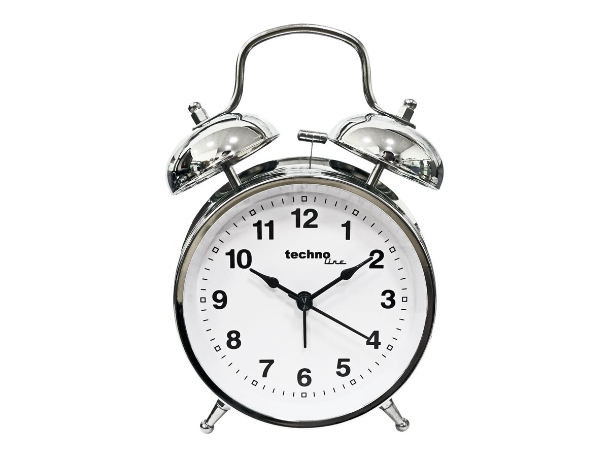 Techno Line Geneva DGW Alarmur Metalfarvet Analog