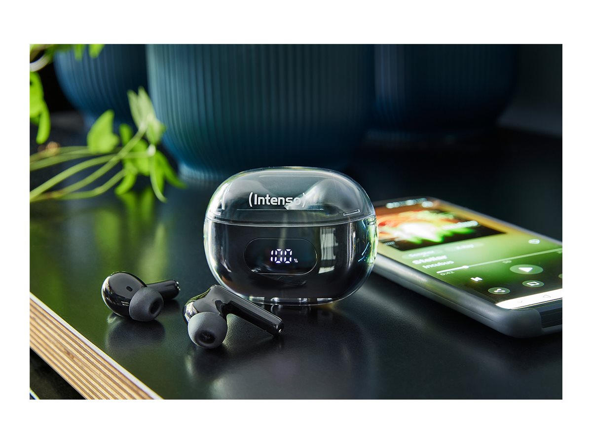 Intenso Buds Earphone Plus T310AE Black TWS earbuds Hovedtelefoner Sort