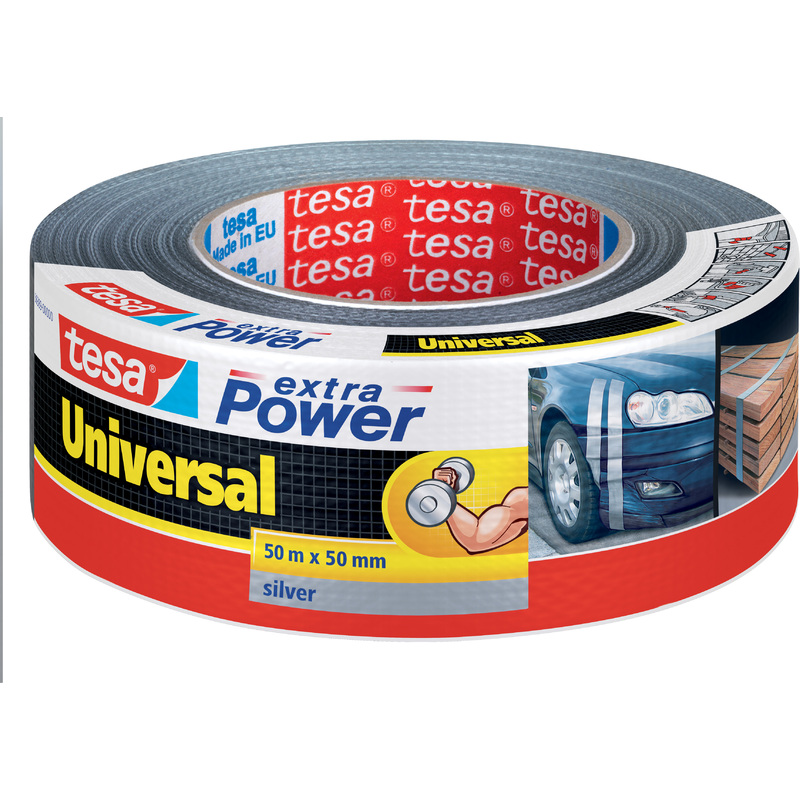 [AI generated title] Beiersdorf Tesa Extra Power Universal 50M 50Mm Sølv