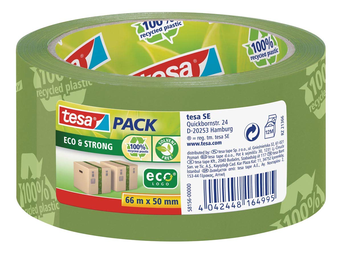 [AI generated title] Beiersdorf Tesapack Eco & Strong 66M 50Mm Grøn