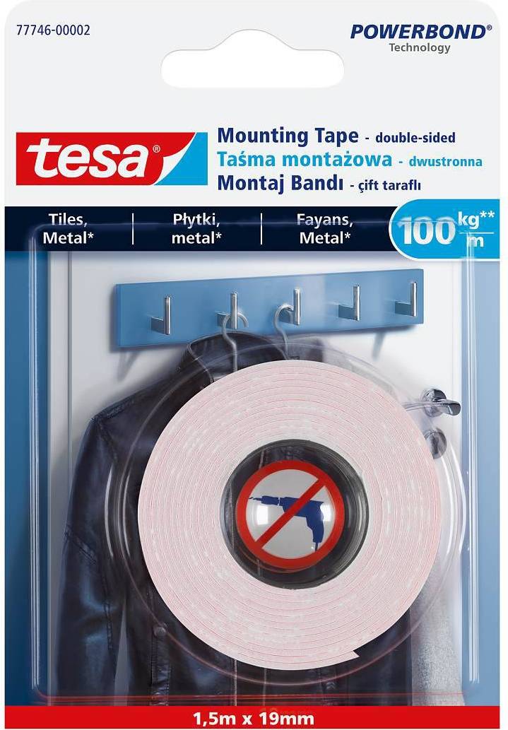 [AI generated title] Beiersdorf Powerbond Mounting Tape Ultra Strong 1.5M X 19Mm