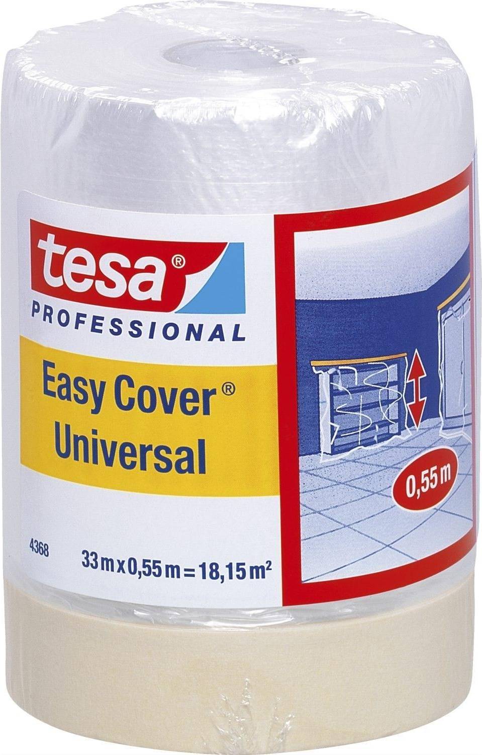 [AI generated title] Beiersdorf Tesa Easy Cover Afdækningstape 33x0.55m