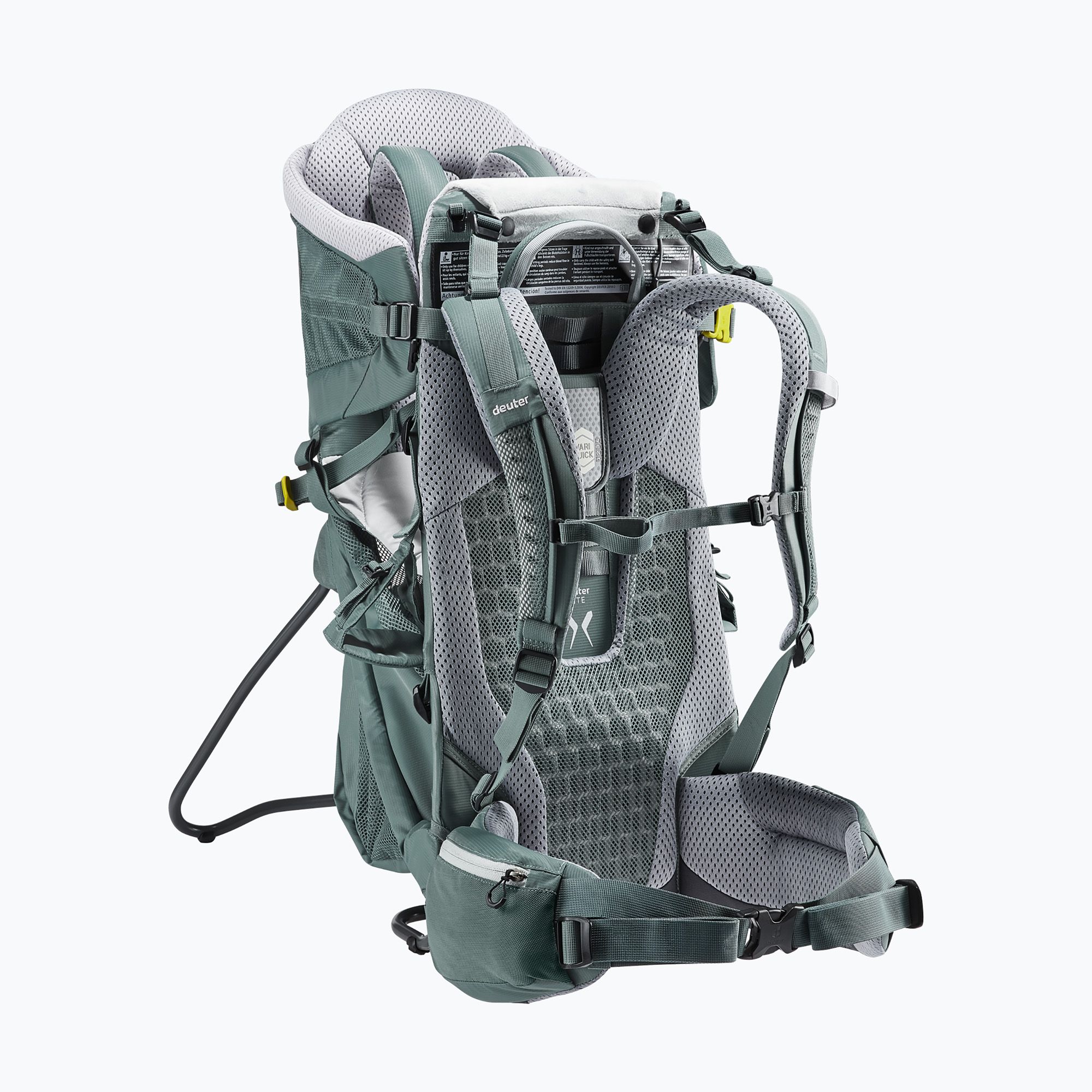 [AI generated title] Deuter Baby bærerygsæk Kid Comfort Active Teal