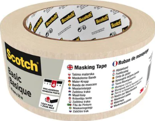 3M 7100210914 50 m Regular masking tape Suitable for indoor use Beige