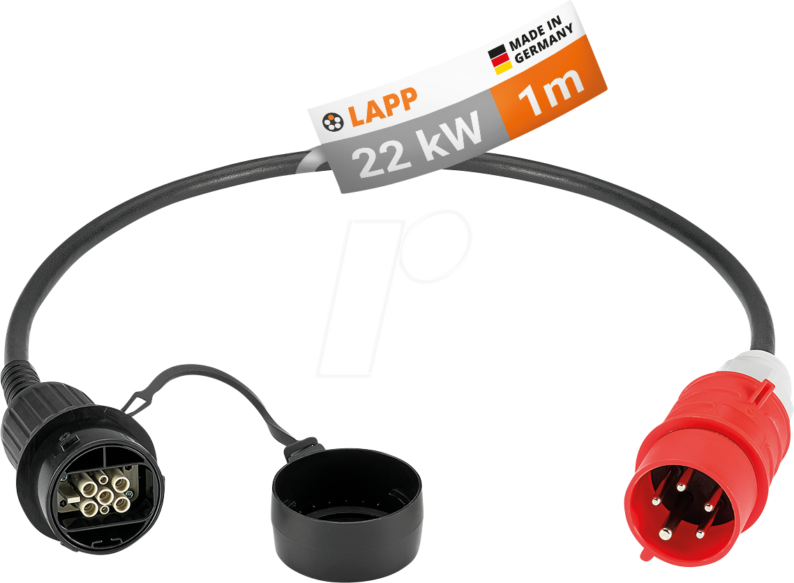 [AI generated title] Lapp Mobility Cee Ladestikadapter Universel Op Til 22 Kw 3-Fase