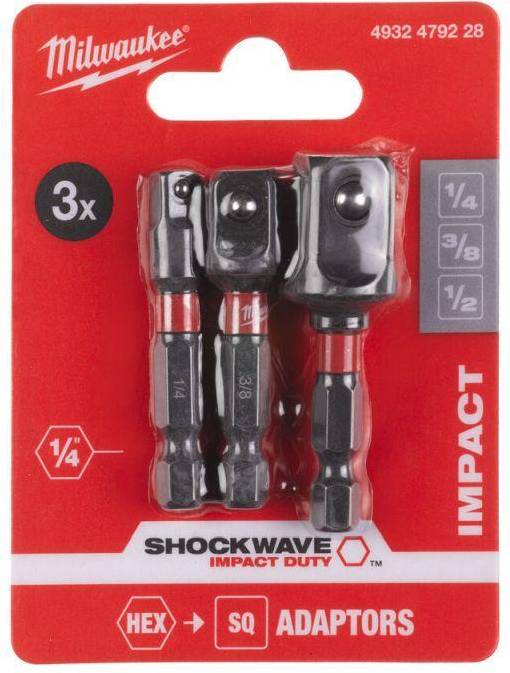 [AI generated title] Milwaukee Shockwave 3-Delt Adapter Sæt