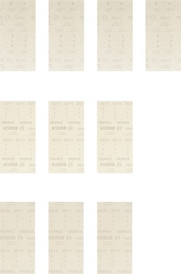 [AI generated title] Bosch Elektrisk Slibemaskine 10 Dele K80 K120 K180
