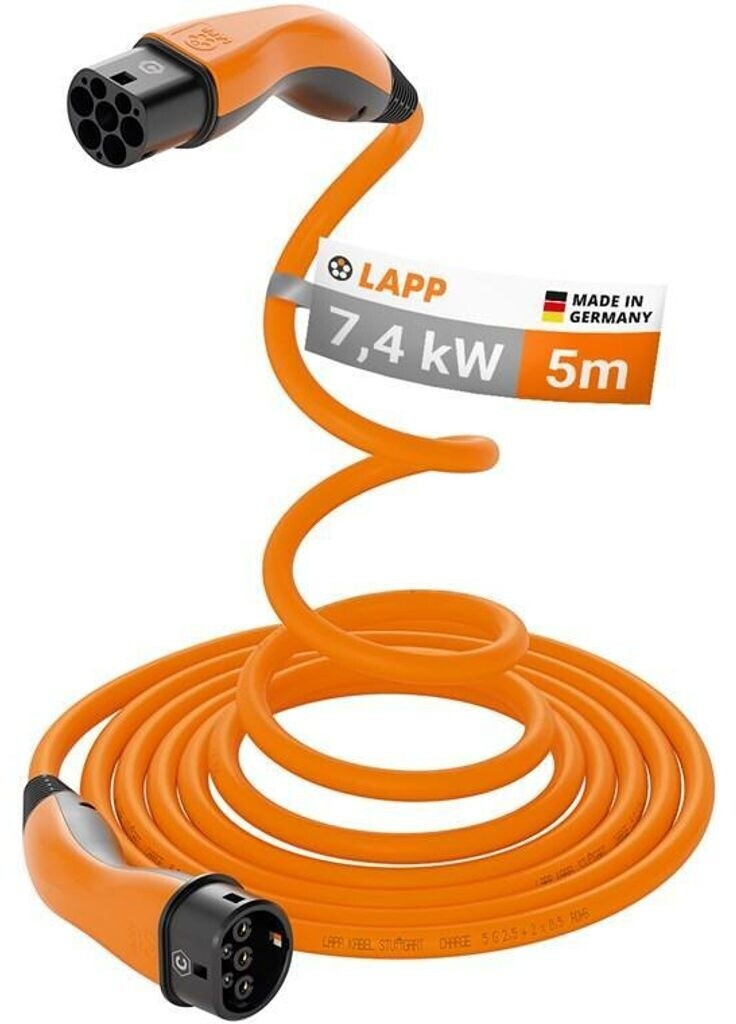 Lapp 5555935014 opladningskabel til elbil Type 2 1 5 m