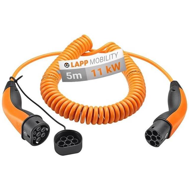 Lapp ÖLFLEX 5555936025 opladningskabel til elbil Orange Type 2 3 5 m