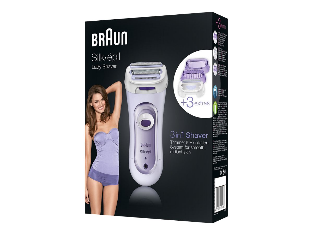 BRAUN Silk-épil LS 5560 Lady Shaver Epilator Lilac