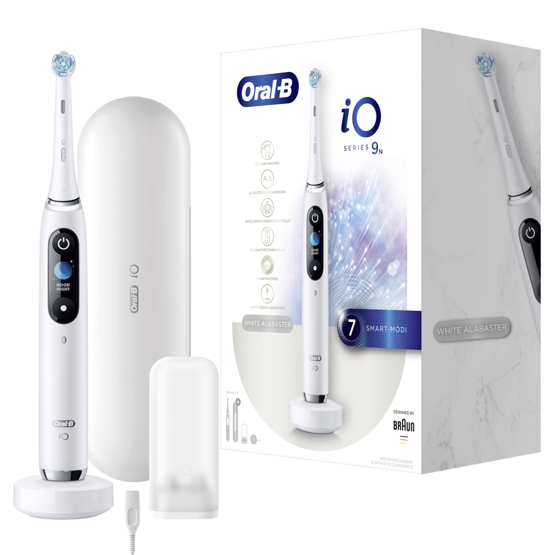 Braun Oral-B iO Series 9 White electric toothbrush