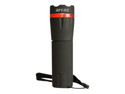 FLASHLIGHT ARCAS LED 1W ZOOM + 3AAA