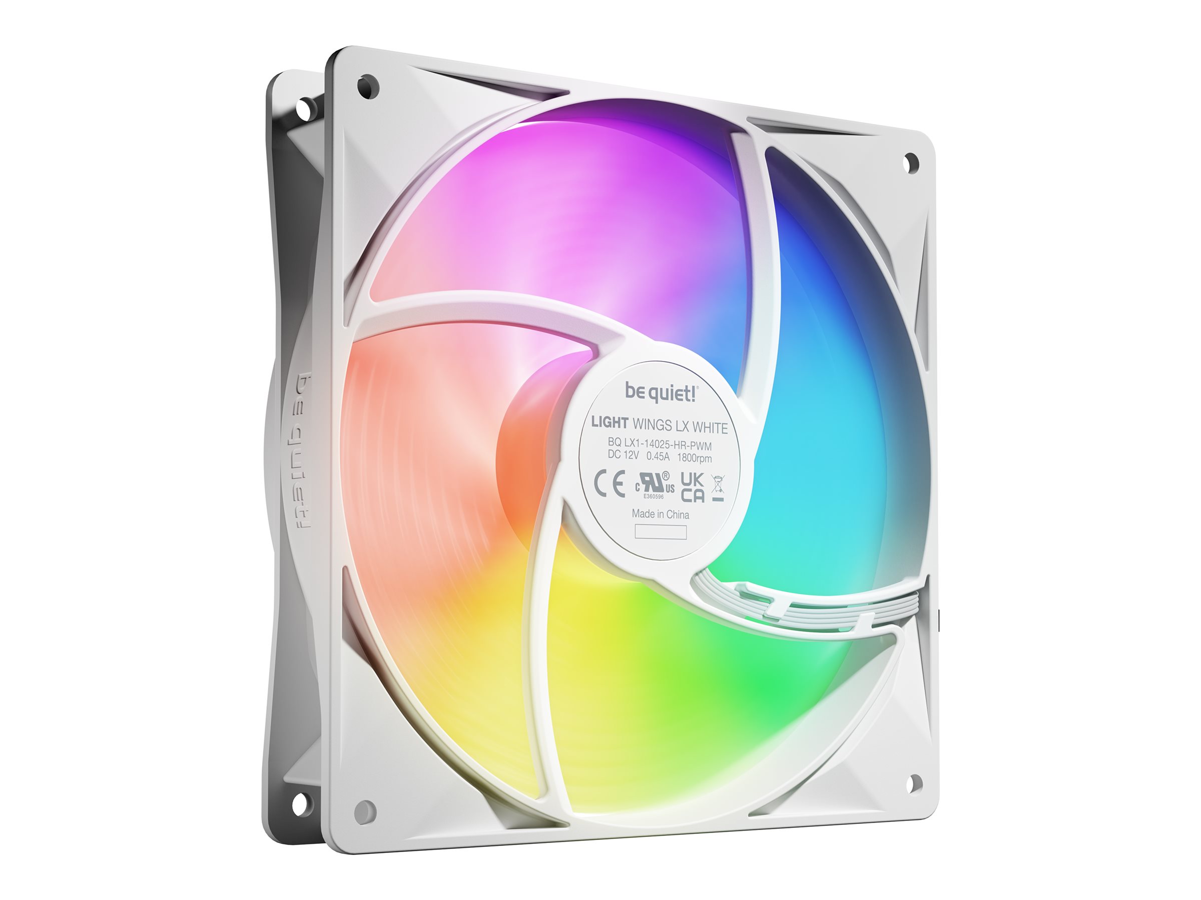 be quiet! Light Wings LX Fan 3-pack Hvid 140 mm