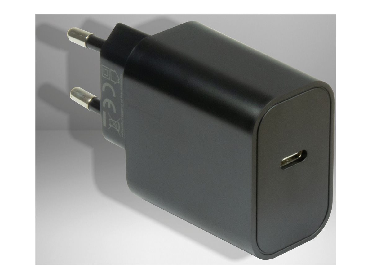 Lader 230V 1xUSB-C 20W Argus PD-2020 Zwart