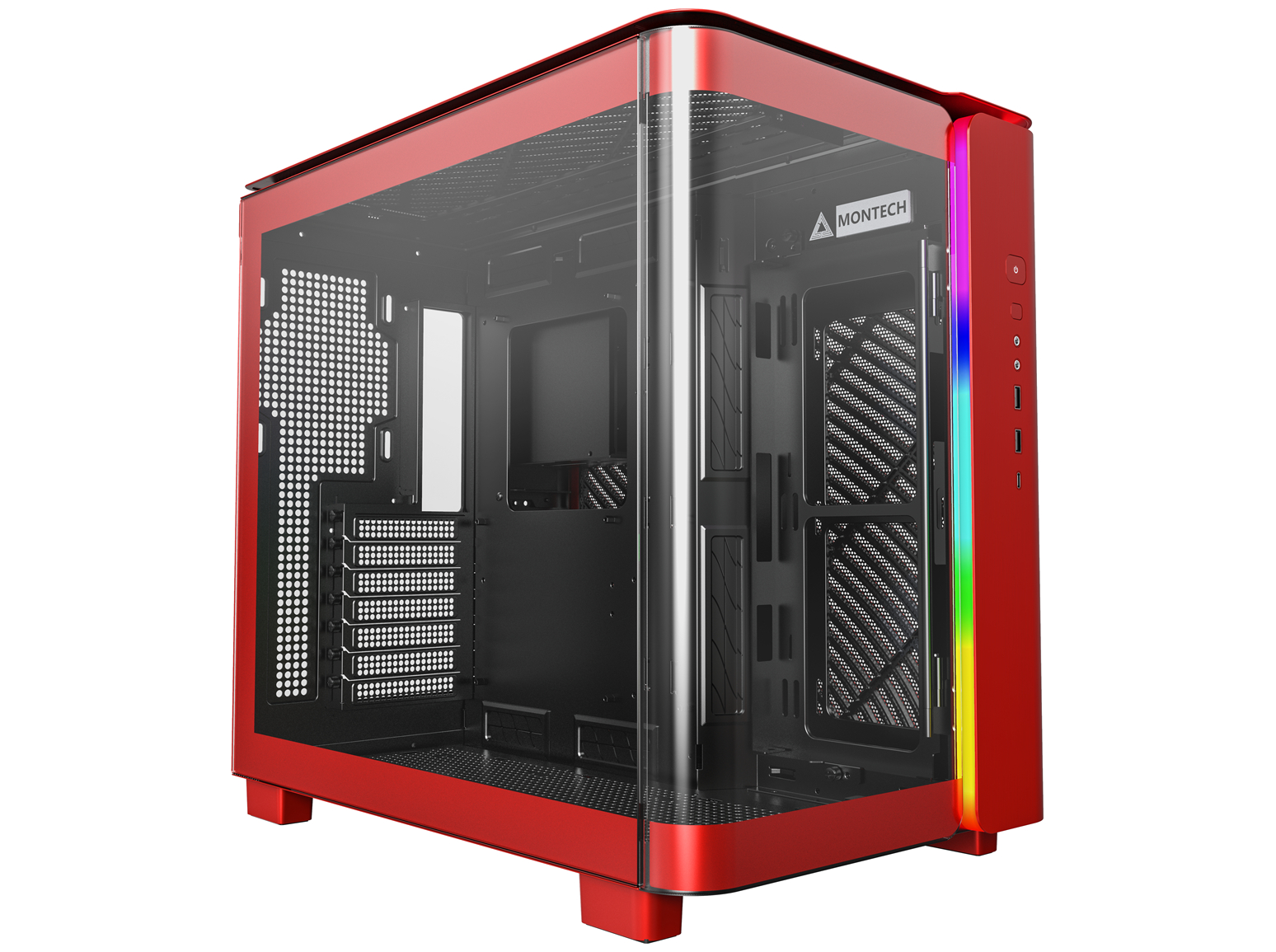 Montech KING 95 Midi Tower Rød