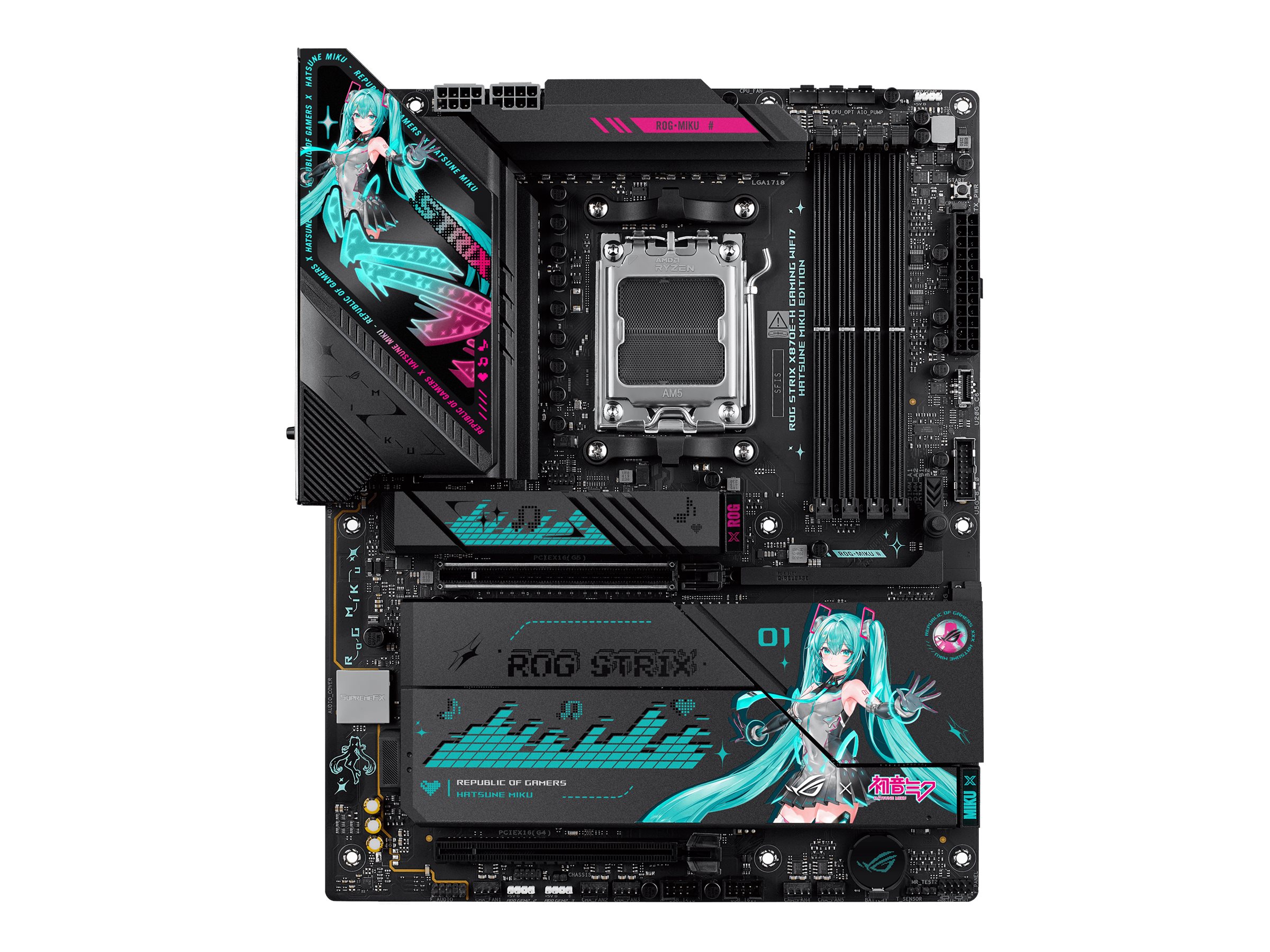 ASUS ROG STRIX X870E-H GAMING WIFI7 HATSUNE MIKU EDITION