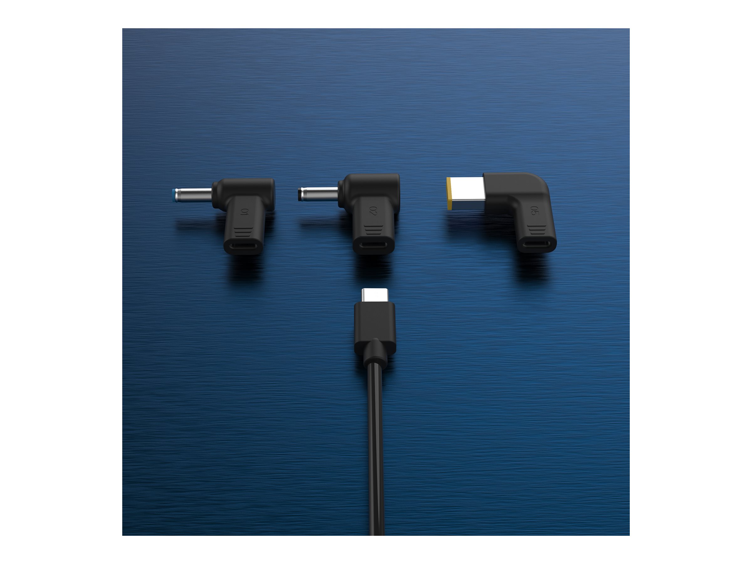 J5 67W Gan Pd Usb-C Mini Charger With 3 Types Of Dc Connector