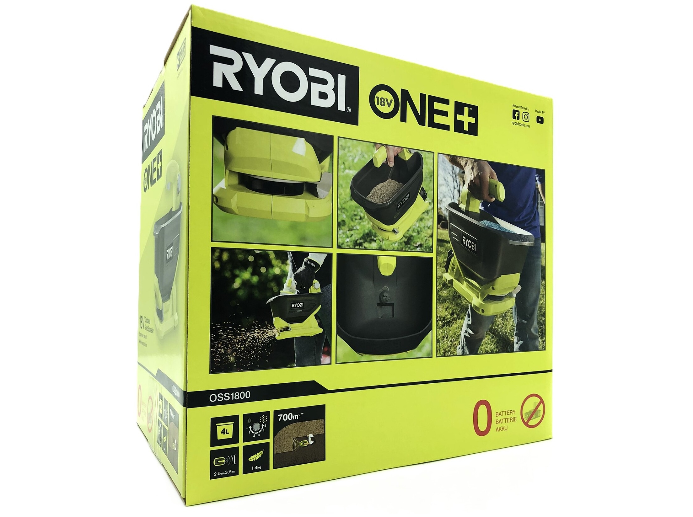 Ryobi OSS1800 Akku-Universal-Streuer