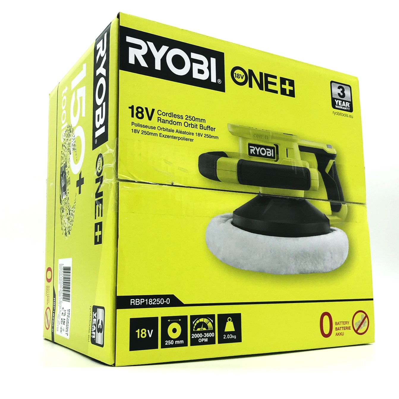 Ryobi 18V ONE+ Polermaskine - RBP18250-0