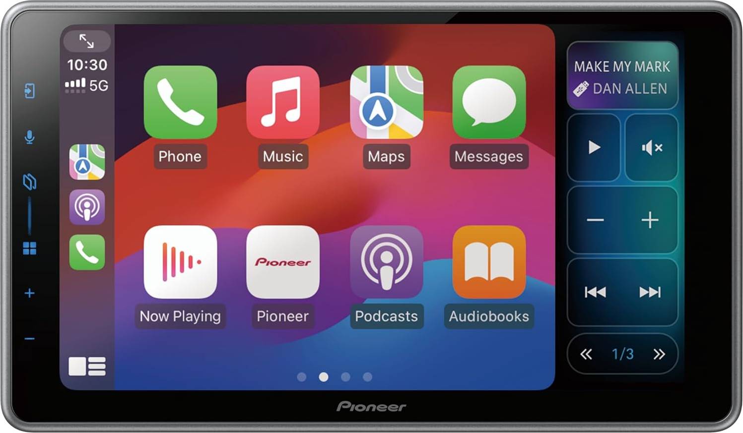 [AI generated title] Pioneer Sph-Da97Dab-Uni2 Bilradio Med Dab+ Og Apple Carplay