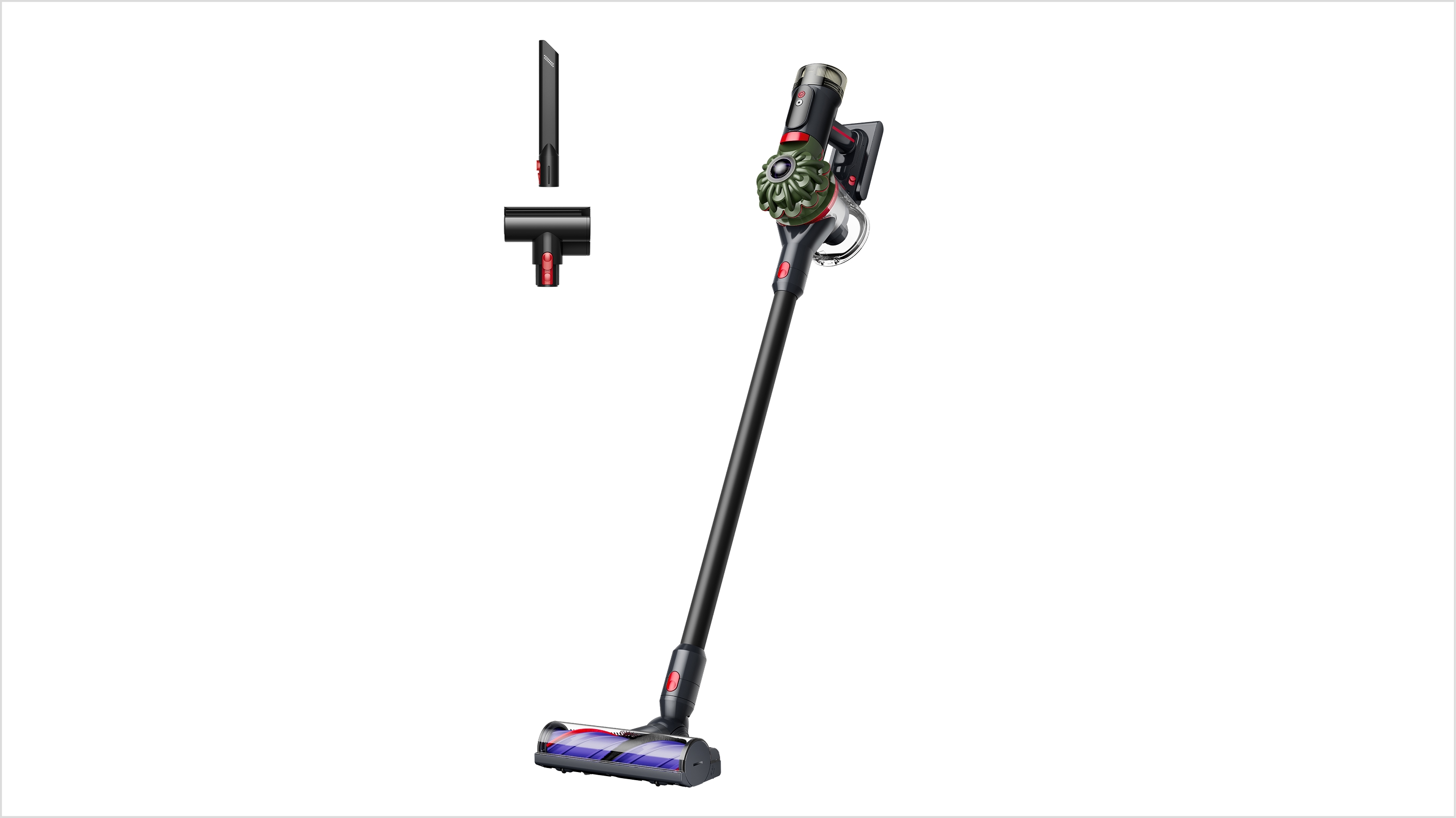V8 Cyclone 2-in-1-steekvacuumcleaner - Bagless - Black - Dry
