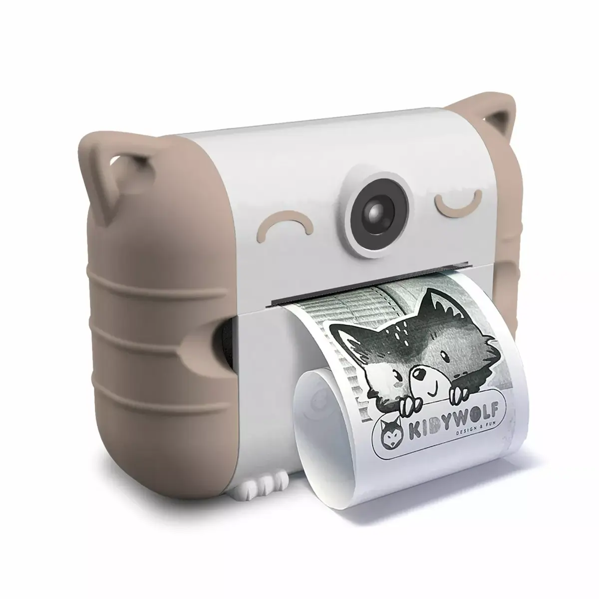 [AI generated title] Kidywolf Instant Camera Peach