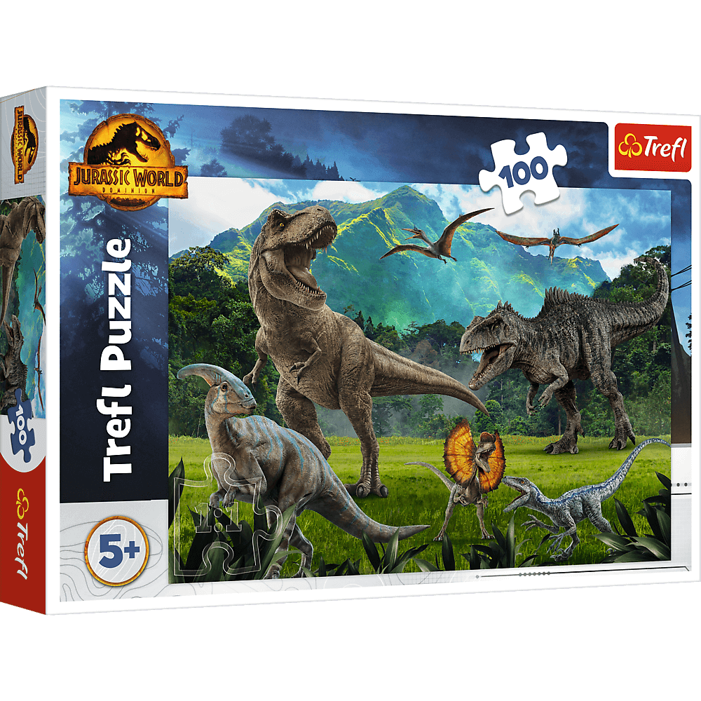 Trefl 16441 puslespil 100 stk Dinosaurer