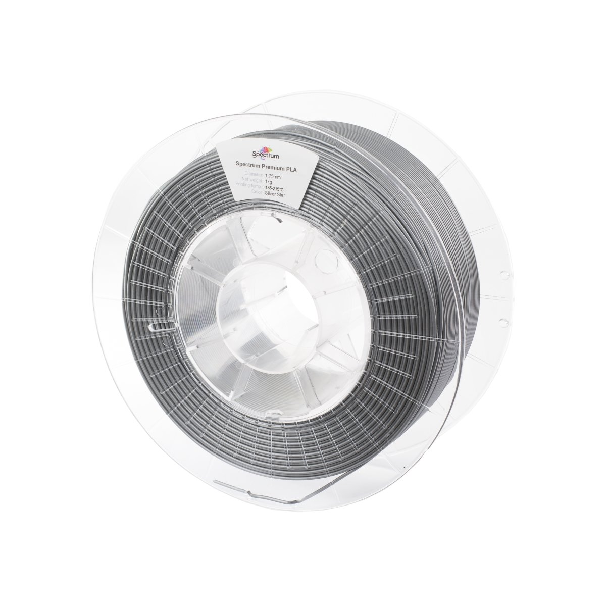 Spectrum Filaments PLA Premium Polymælkesyre (PLA) Sølv 1 kg