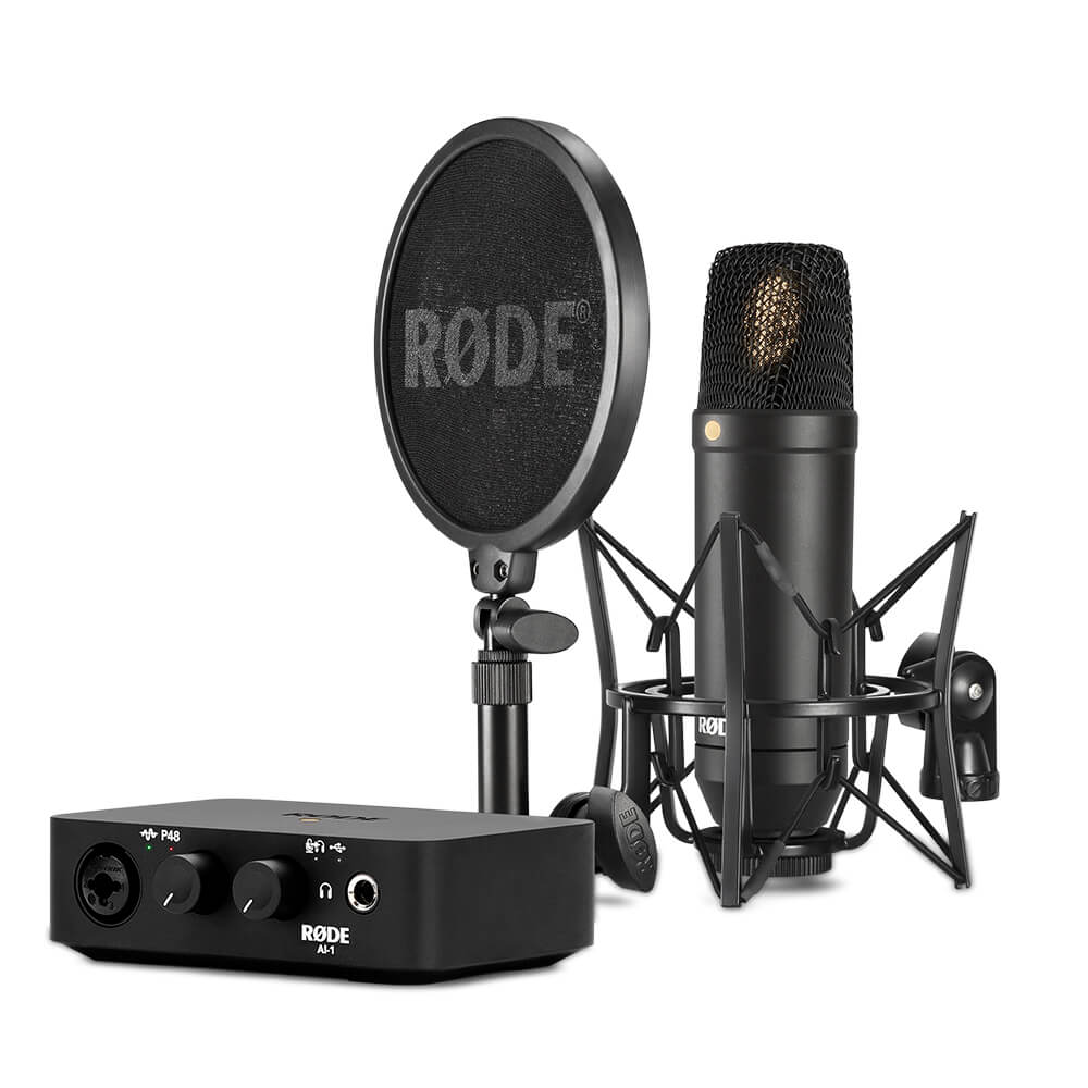 [AI generated title] Røde Mikrofon Nt1 Signature Ai-1 Studio Kit Mk2 1 Mikrofon 1 Audio Interface