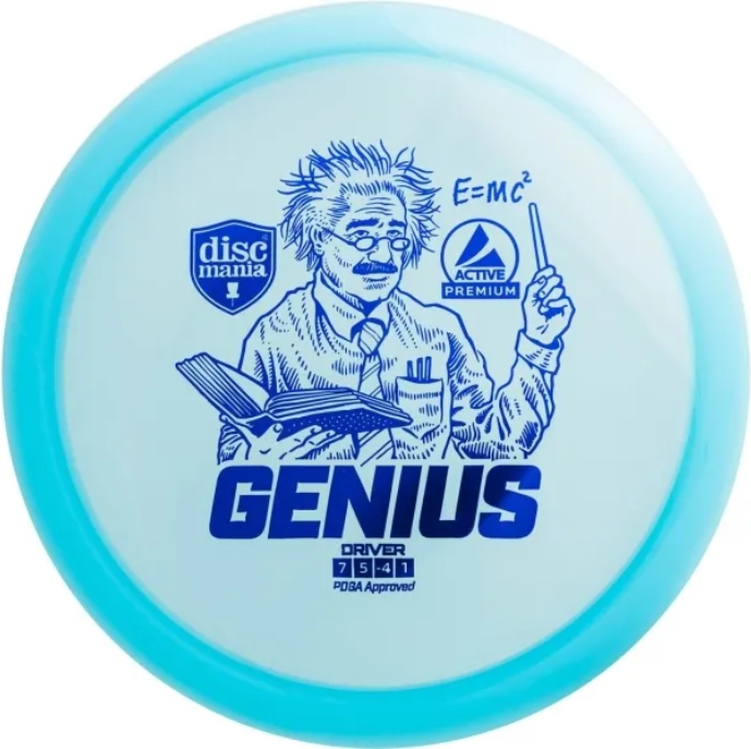 [AI generated title] Discmania Genius Discgolf Disc