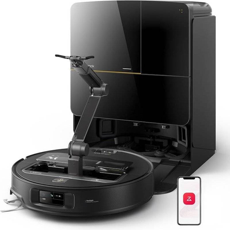 [AI generated title] Roborock Saros Z70 Robotstøvsuger Med Multifunktionsdock