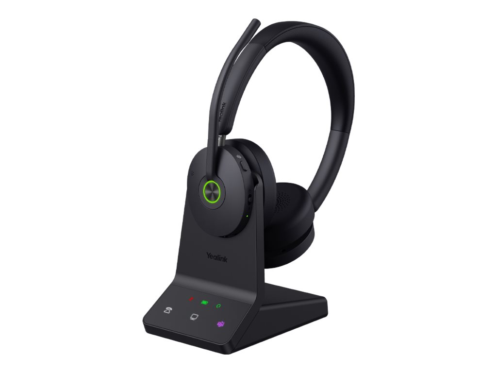 Yealink Workstation WH68 Kabel & trådløs Høretelefoner Sort