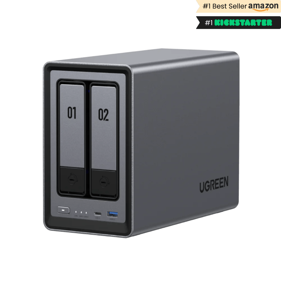 UGREEN NASync DXP2800 NAS System 2-Bay 8TB inkl. 2x Seagate IronWolf ST4000VN006 4TB