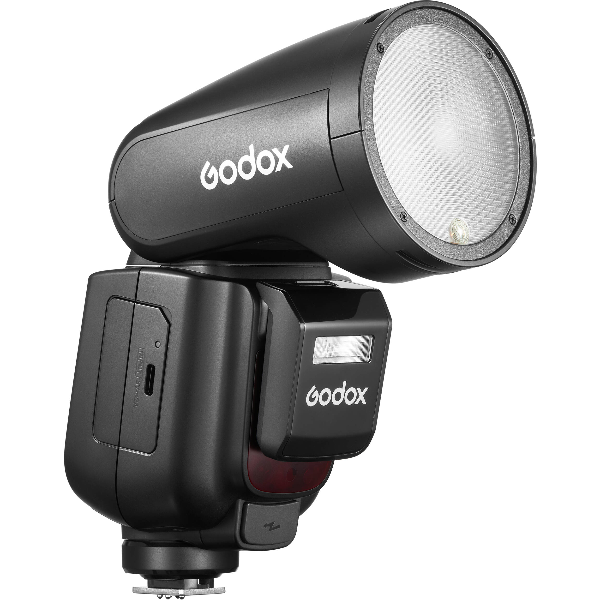 [AI generated title] Godox V1Pro F Blitz Rund Hoved 1/8000S Højhastighedssynkronisering