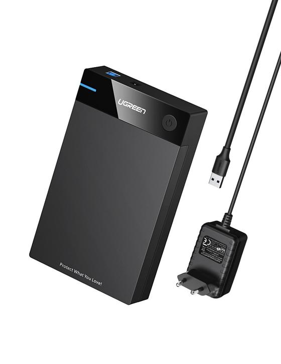 Ugreen SATA 3.5'' Hard Drive Enclosure HDD/SSD Black