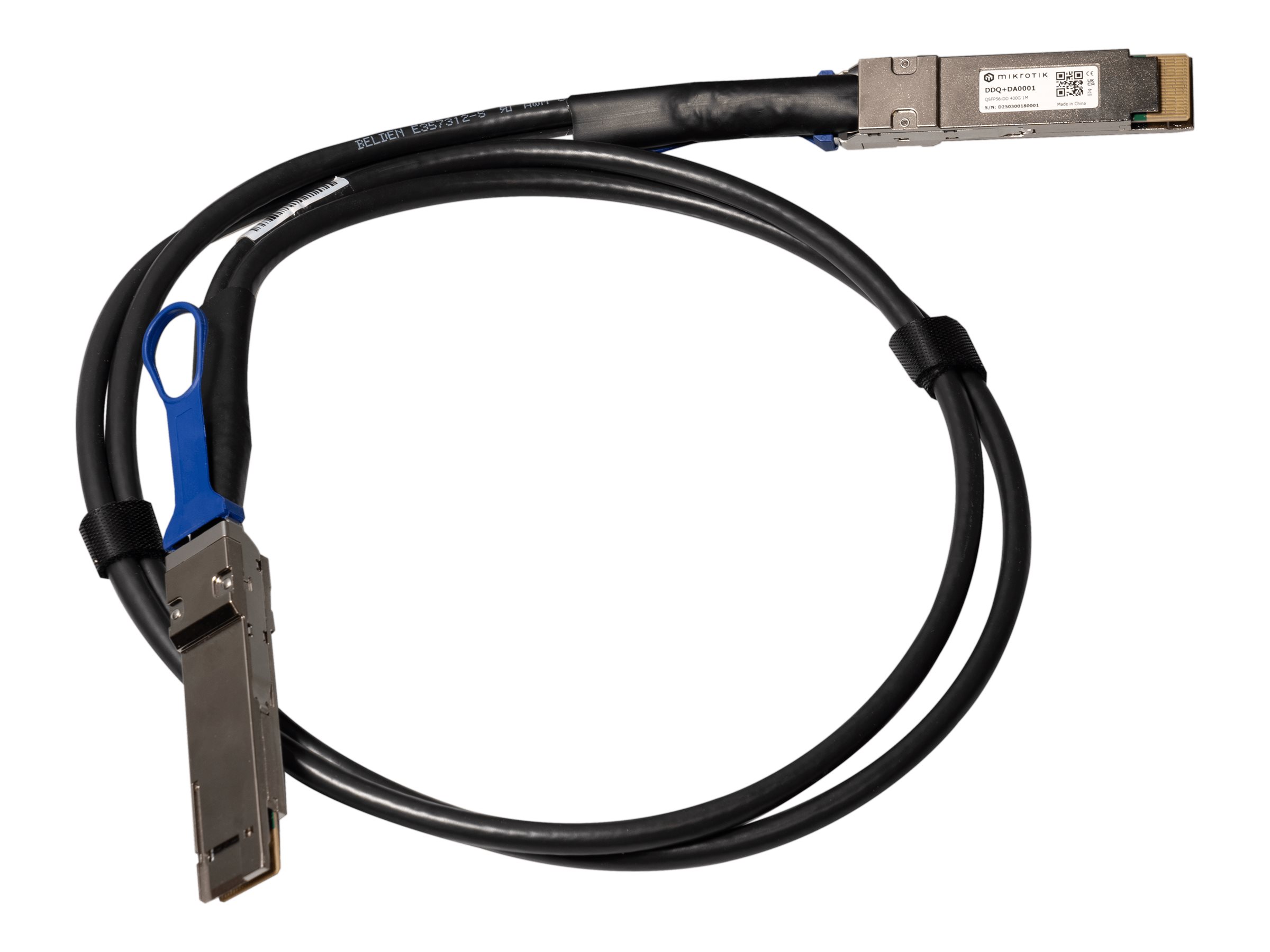 MikroTik 400GBase-kabel til direkte påsætning - 1 m