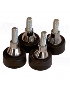 [AI generated title] Soundcare Superspike 4 Standard M8 Gevind 4 Stk Sort Krom