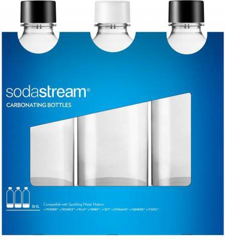 [AI generated title] Sodastream Carbonator Flaske Til Kulsyreholdige Drikke 3 stk.