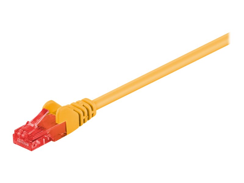 Goobay CAT 6 U/UTP CCA 0,25m Yellow