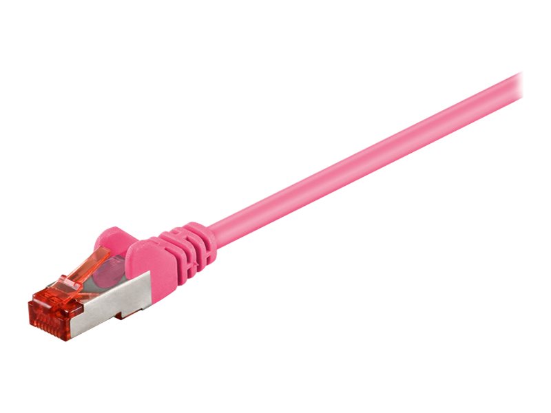 Goobay CAT 6 S/FTP CU 20m Magenta
