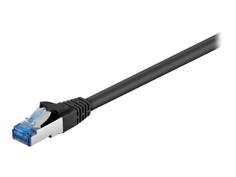 Goobay CAT 6a S/FTP CU 0,5m Black