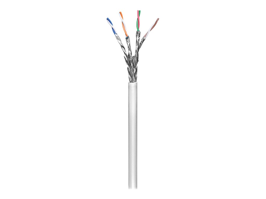 goobay CAT 6 SFTP, PiMF 100m Bulkkabel Grey