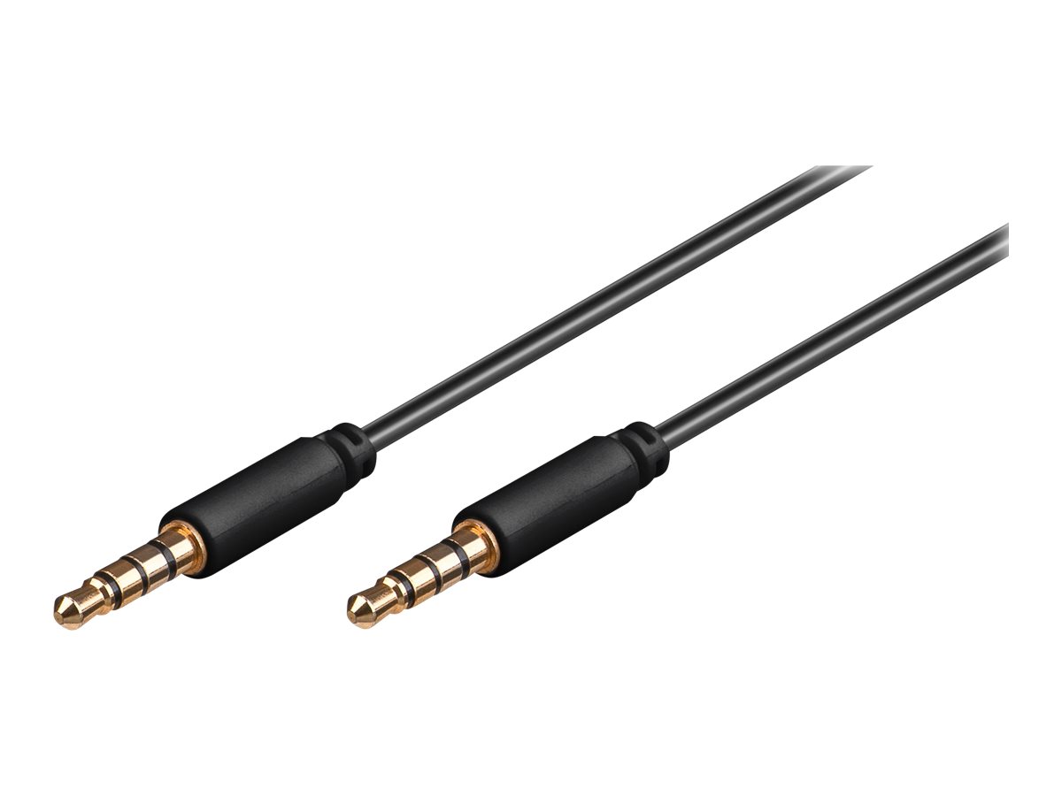 goobay Audiokabel 50cm Sort