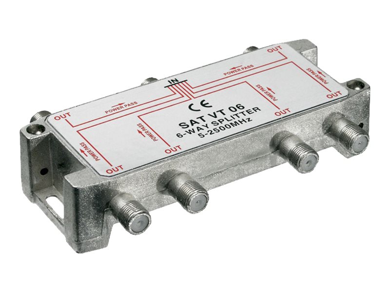 goobay RF splitter Sølv