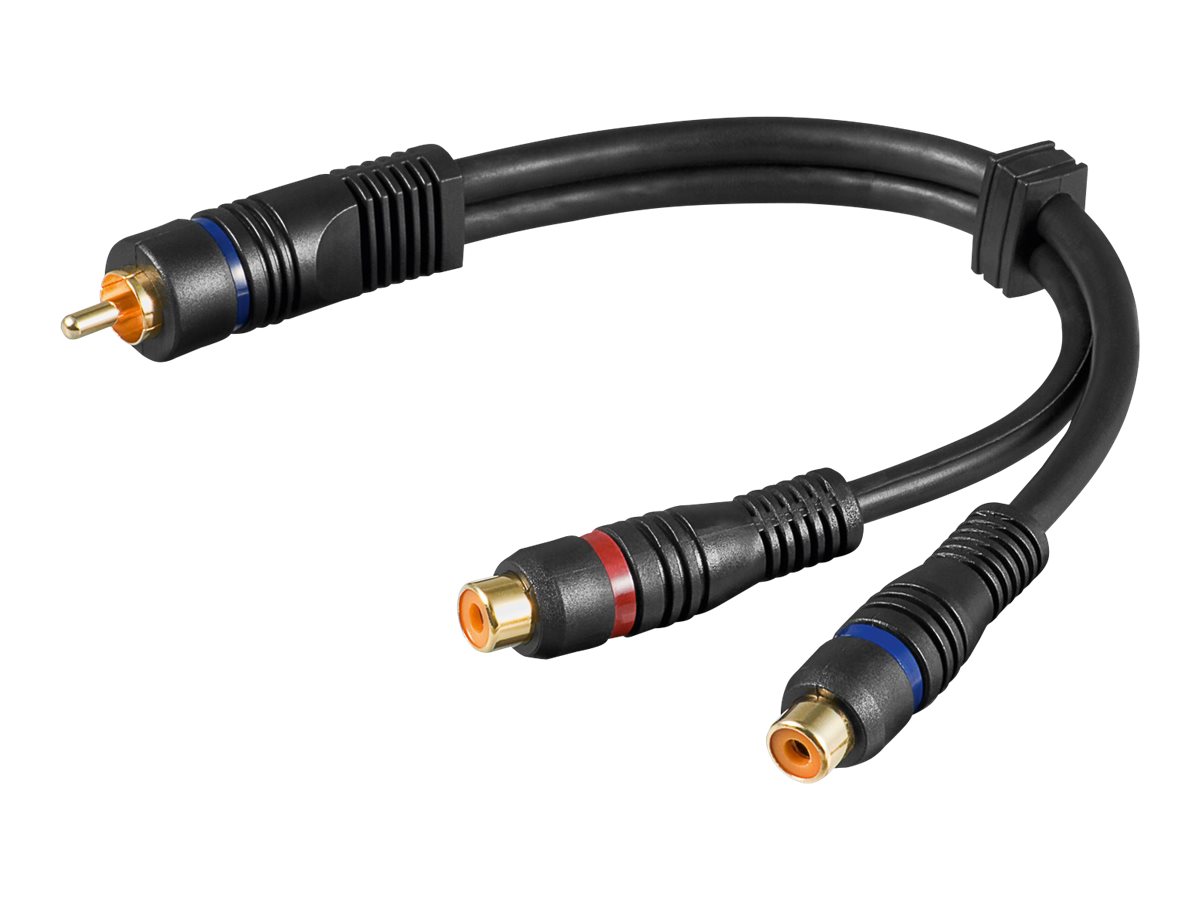 goobay Lydsplitter 20cm Sort