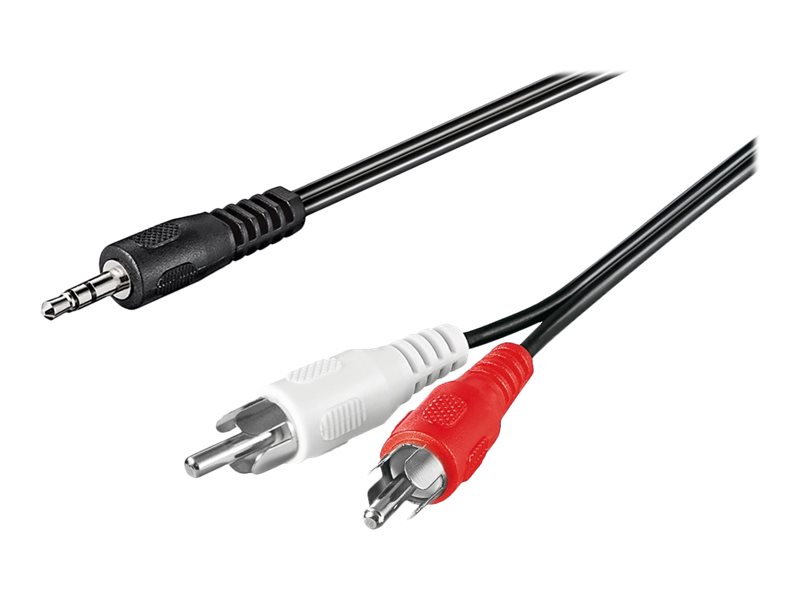goobay Audiokabel 1m Sort
